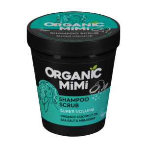 Organic MiMi Champu Exfoliante Super Volumen Sal Marina y Morera