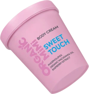 Organic MiMi Crema Corporal Sweet Touch Macadamia y Frambuesa